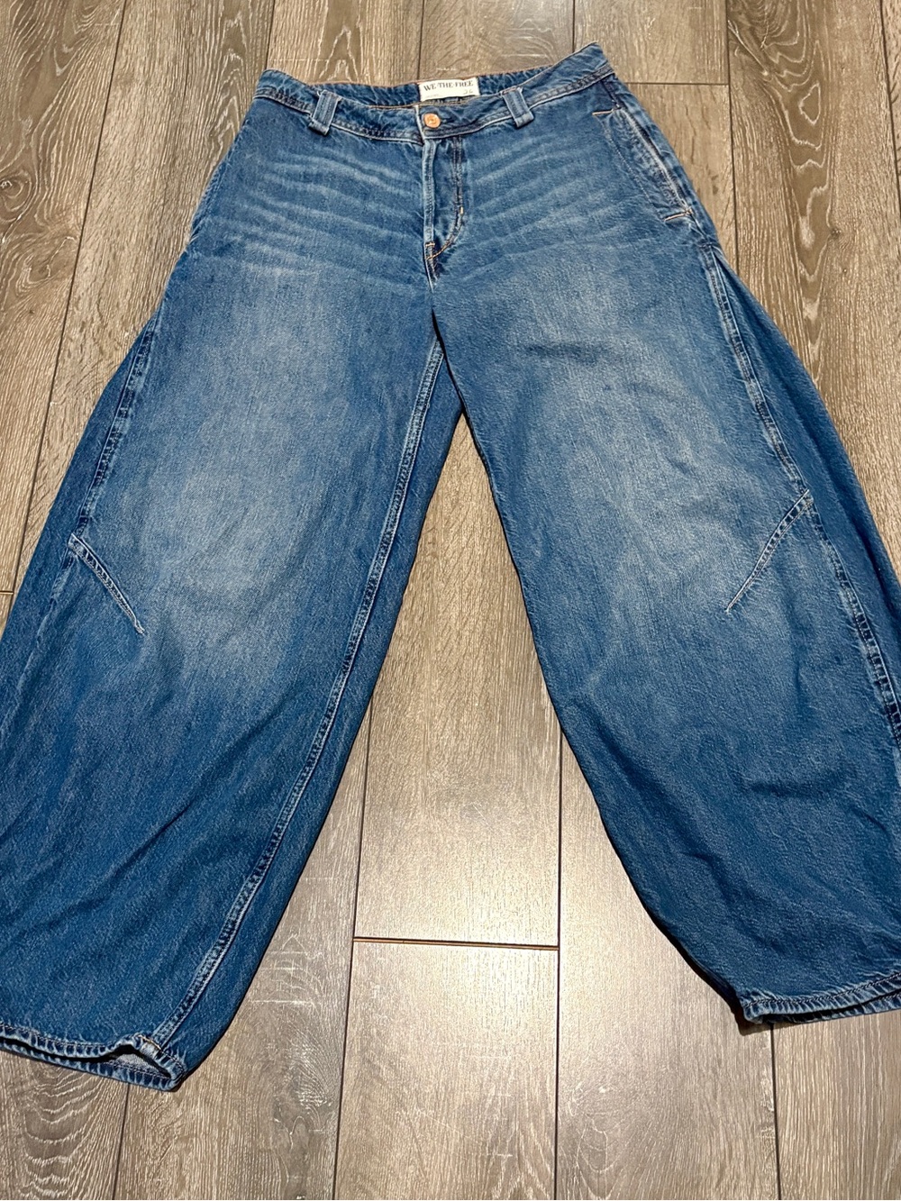Free People Barrel Balloon Jeans size 26